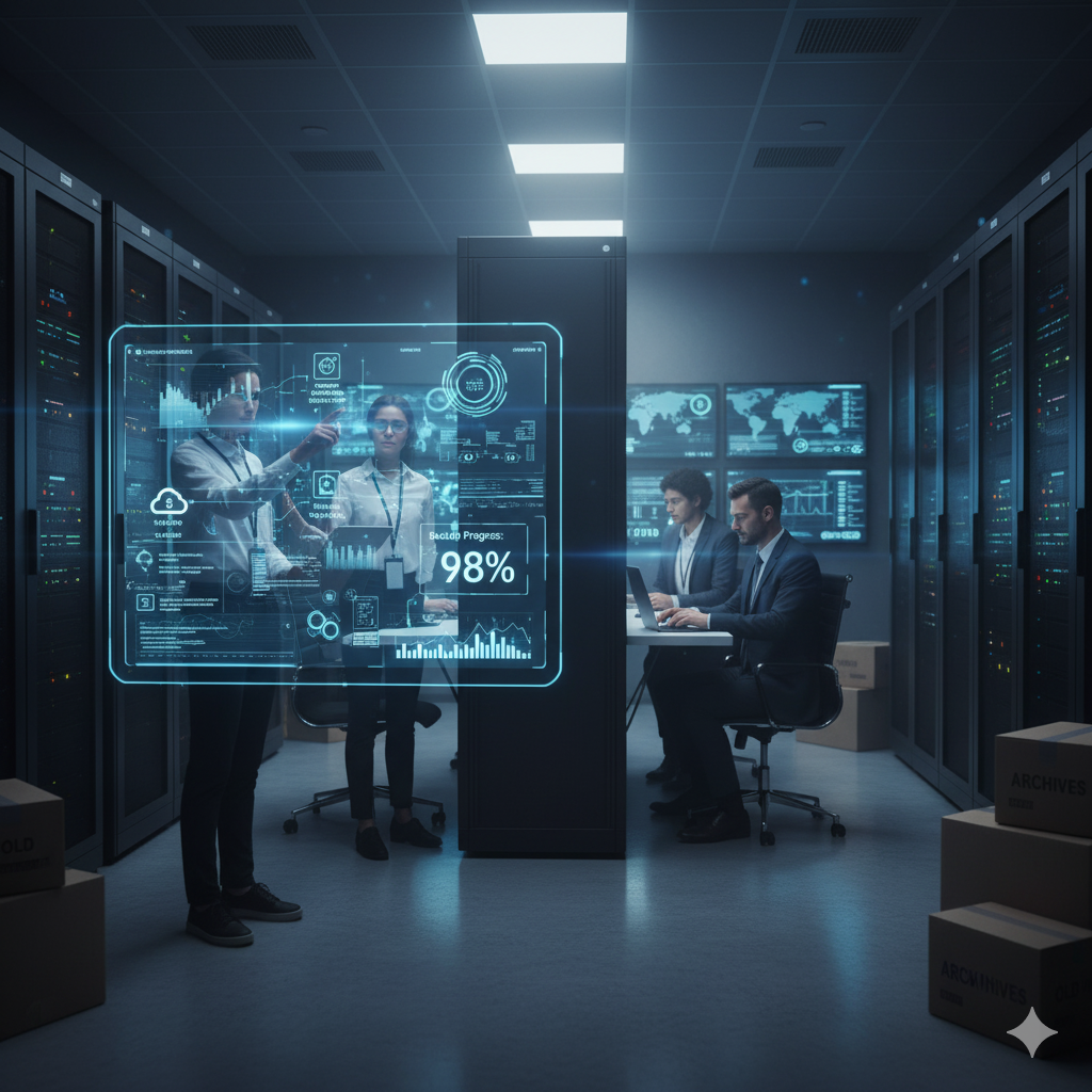 Схема резервного копирования данных в несколько локаций