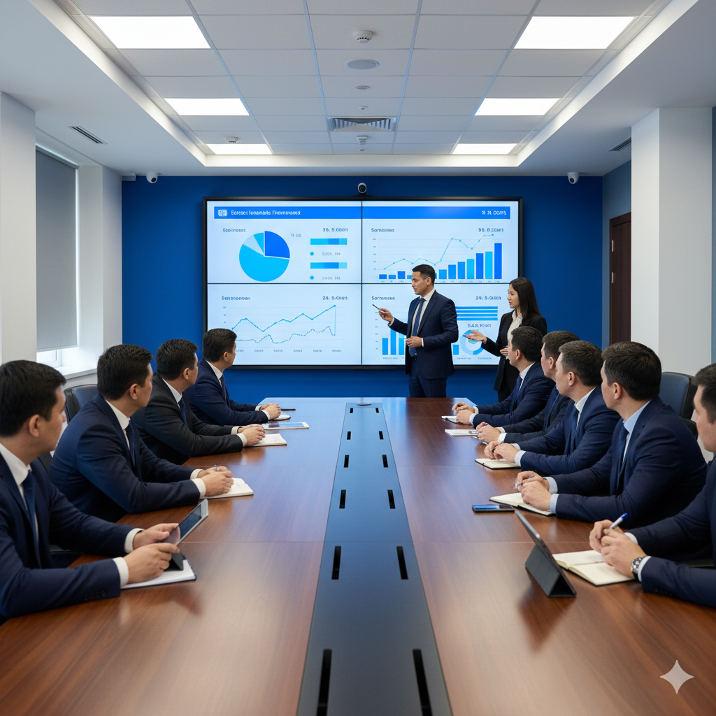 Интерактивная панель для корпоративного тренинга