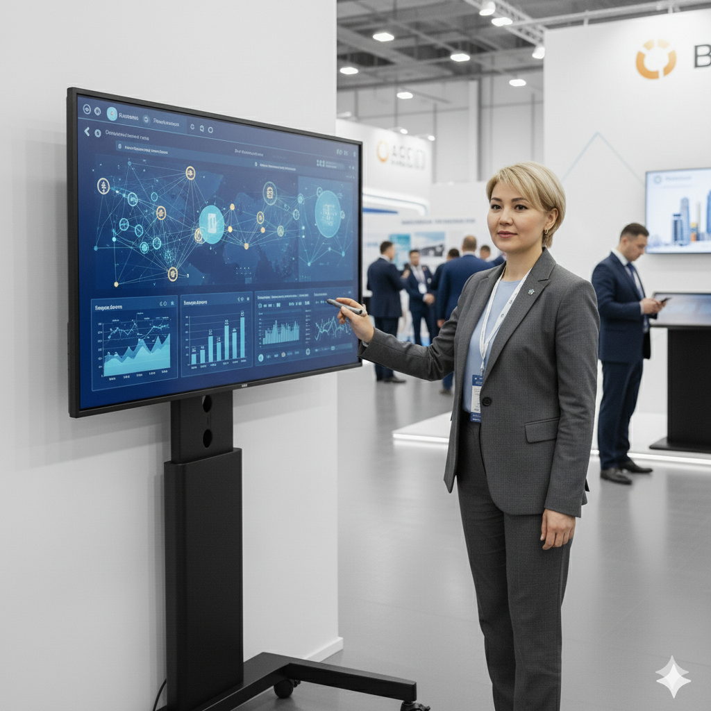 Аренда интерактивной панели для форума Astana Finance Days