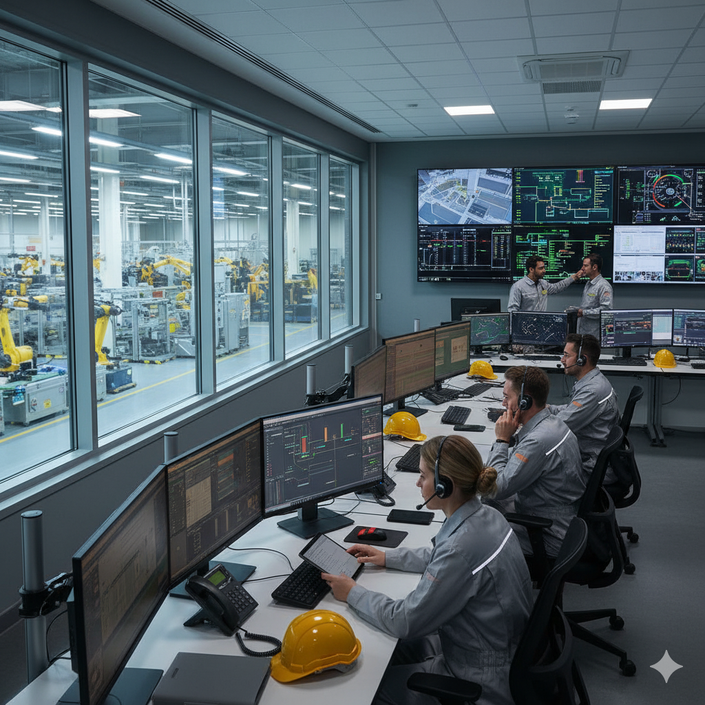 Схема объединения офисов и заводов в одну сеть