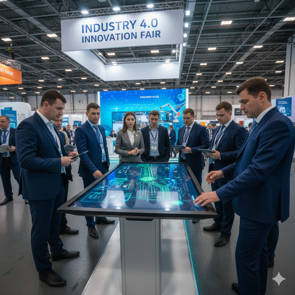 Интерактивная панель для сессии топ-менеджмента