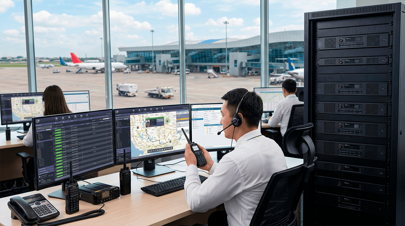 DMR Транкинг для Аэропорта