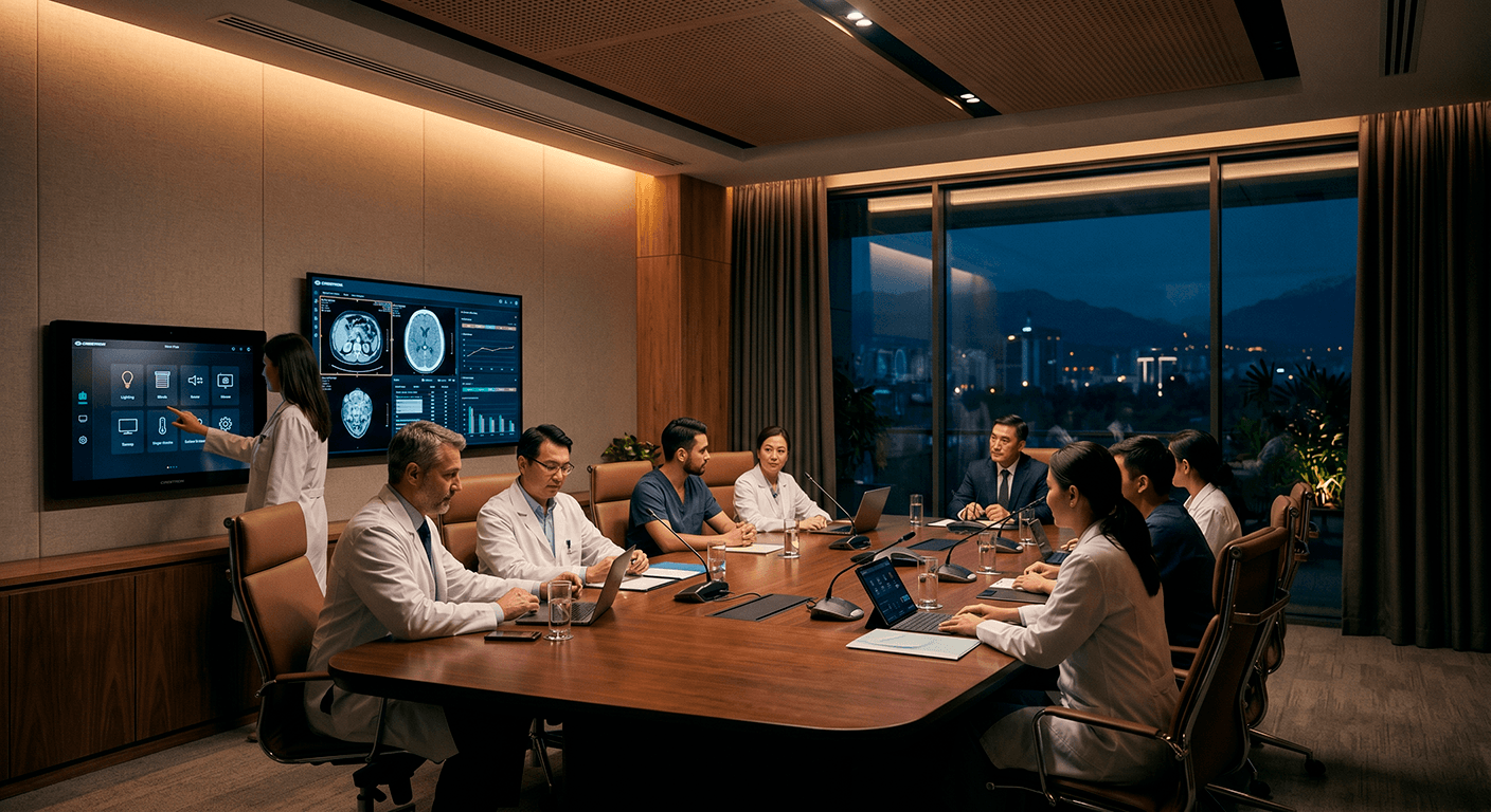 Автоматизация Smart Room на базе Crestron