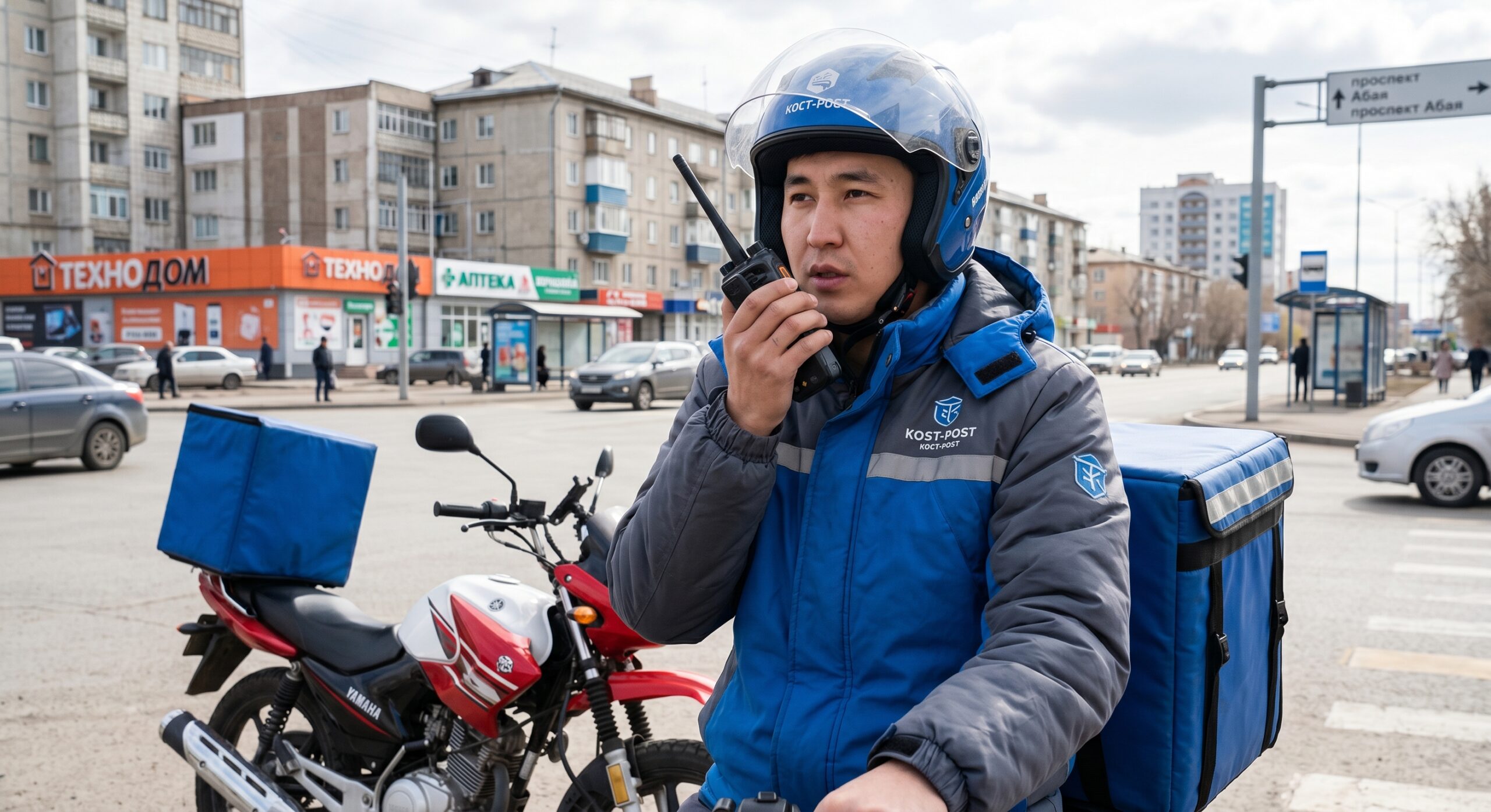 GPS мониторинг курьерских фургонов