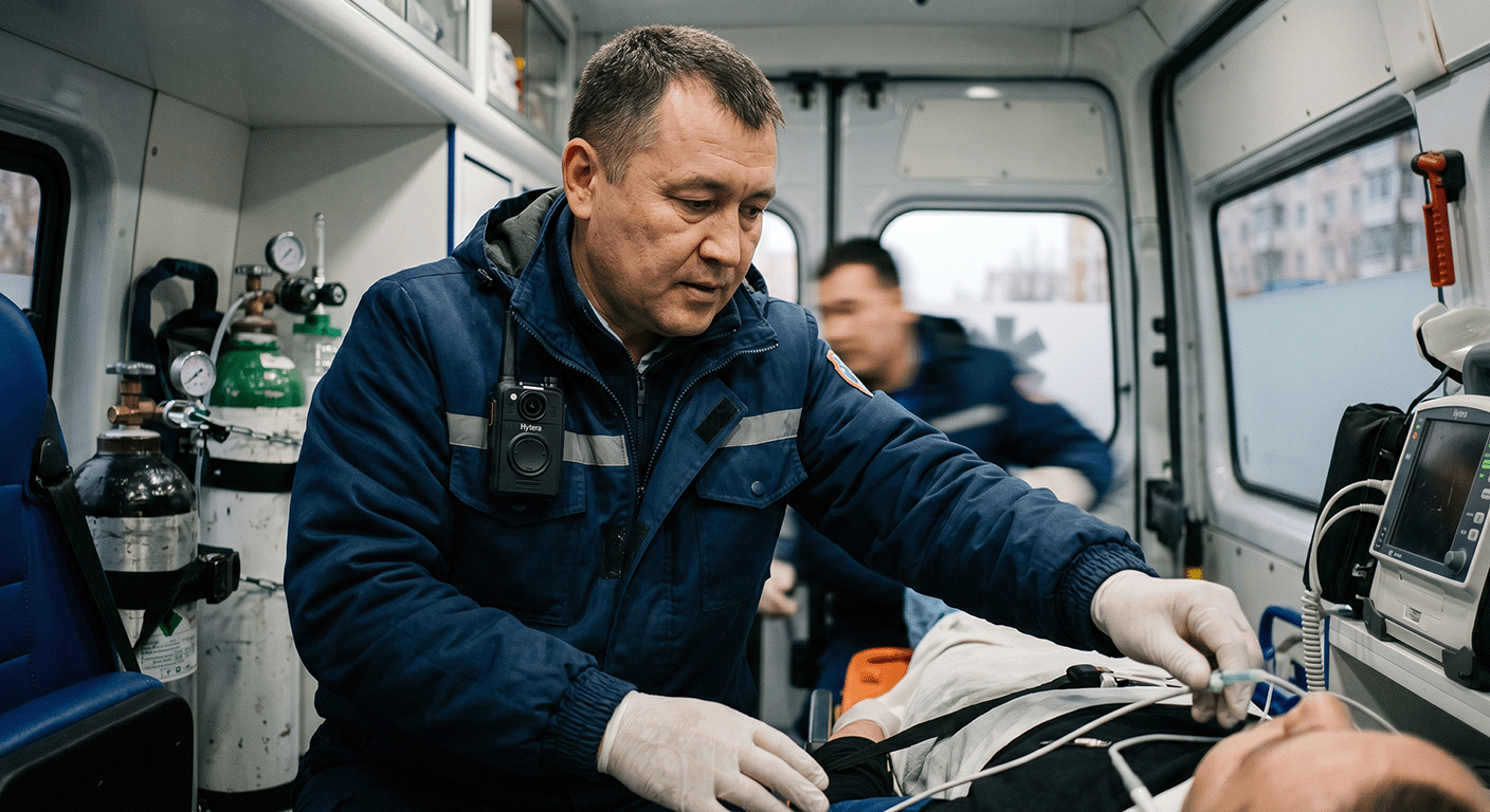 Нательные камеры для скорой помощи