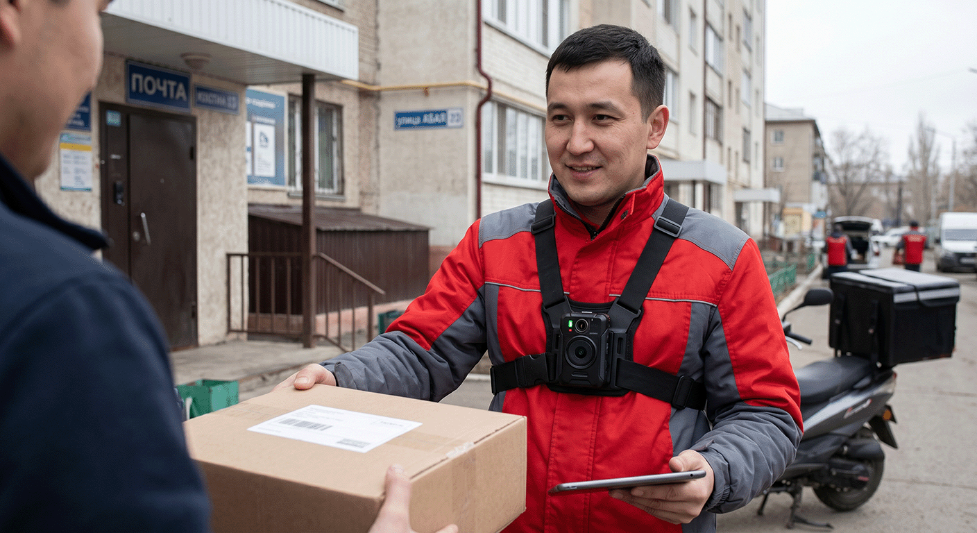 Видеофиксация работы курьерской службы