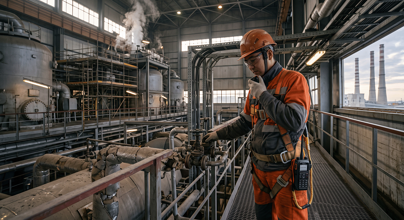 Искробезопасные рации ATEX на ТЭЦ