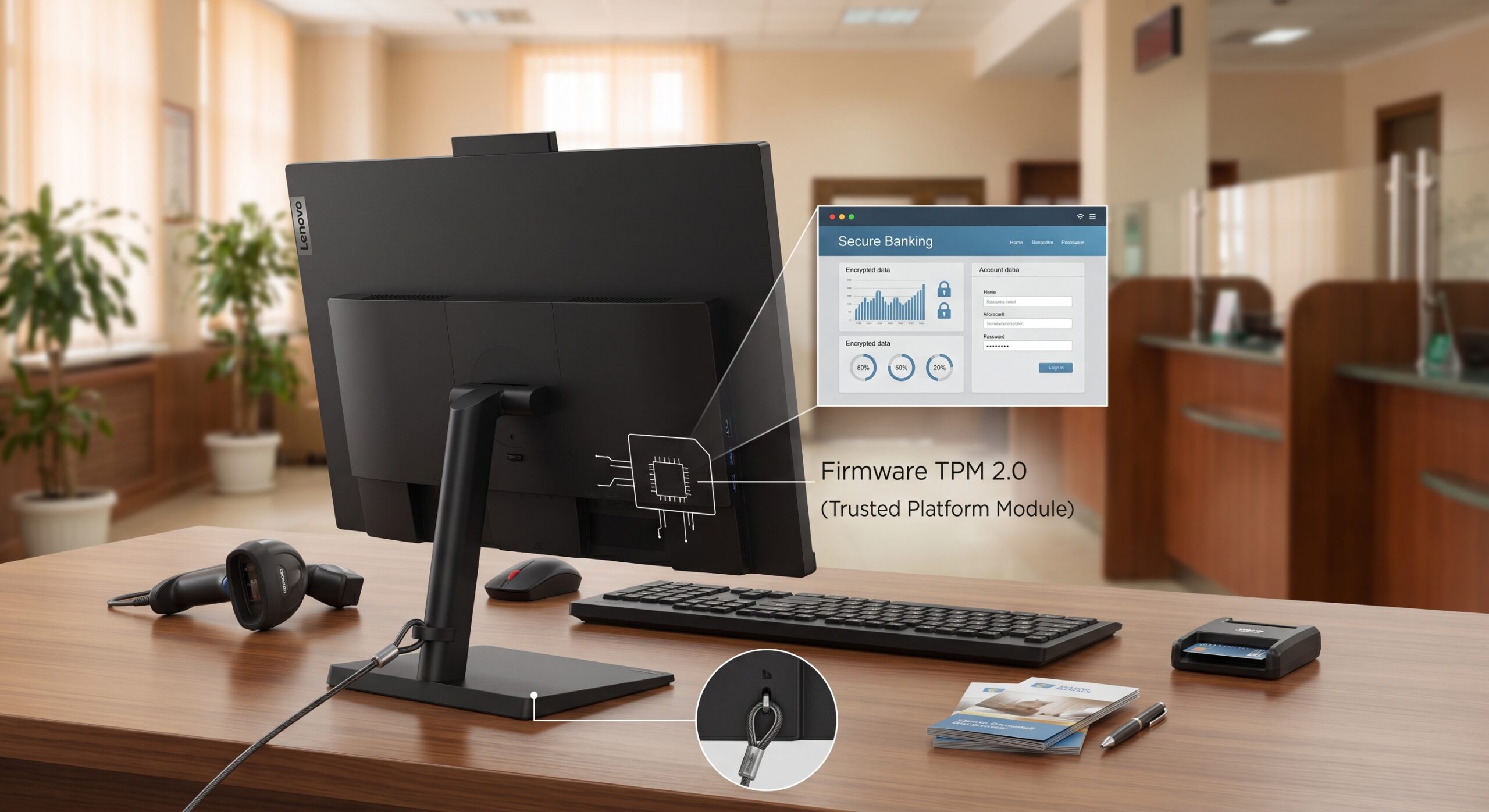 Безопасные моноблоки Lenovo с TPM 2.0 для банков