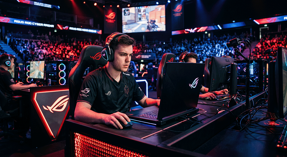 Игровые ноутбуки ASUS ROG и MSI для кибер-арены