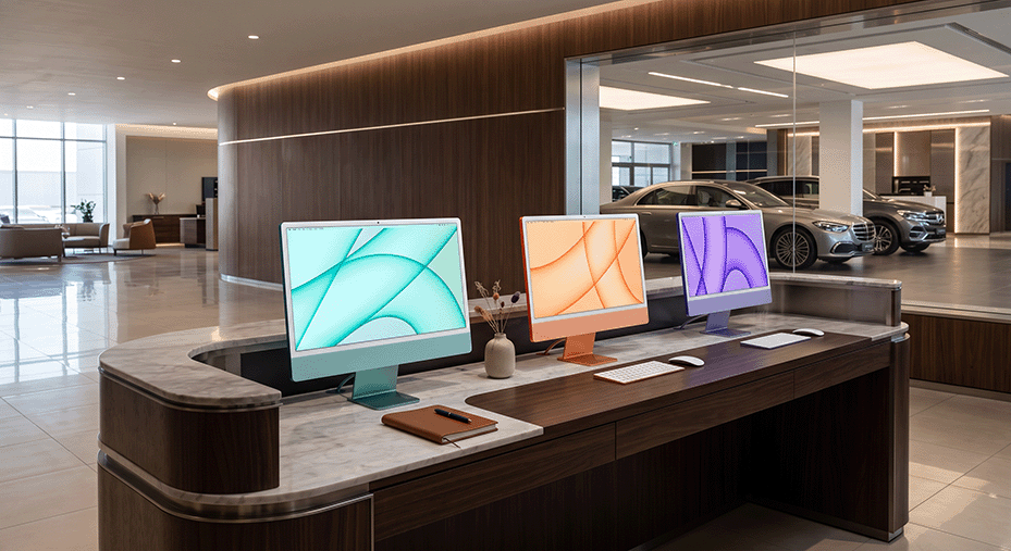 iMac в премиальных шоурумах