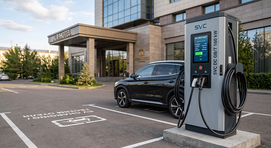 Караганда - EV-зарядка для гостей отеля