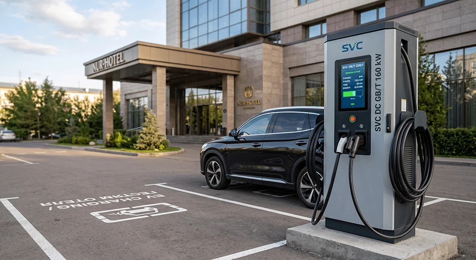 Караганда - EV-зарядка для гостей отеля