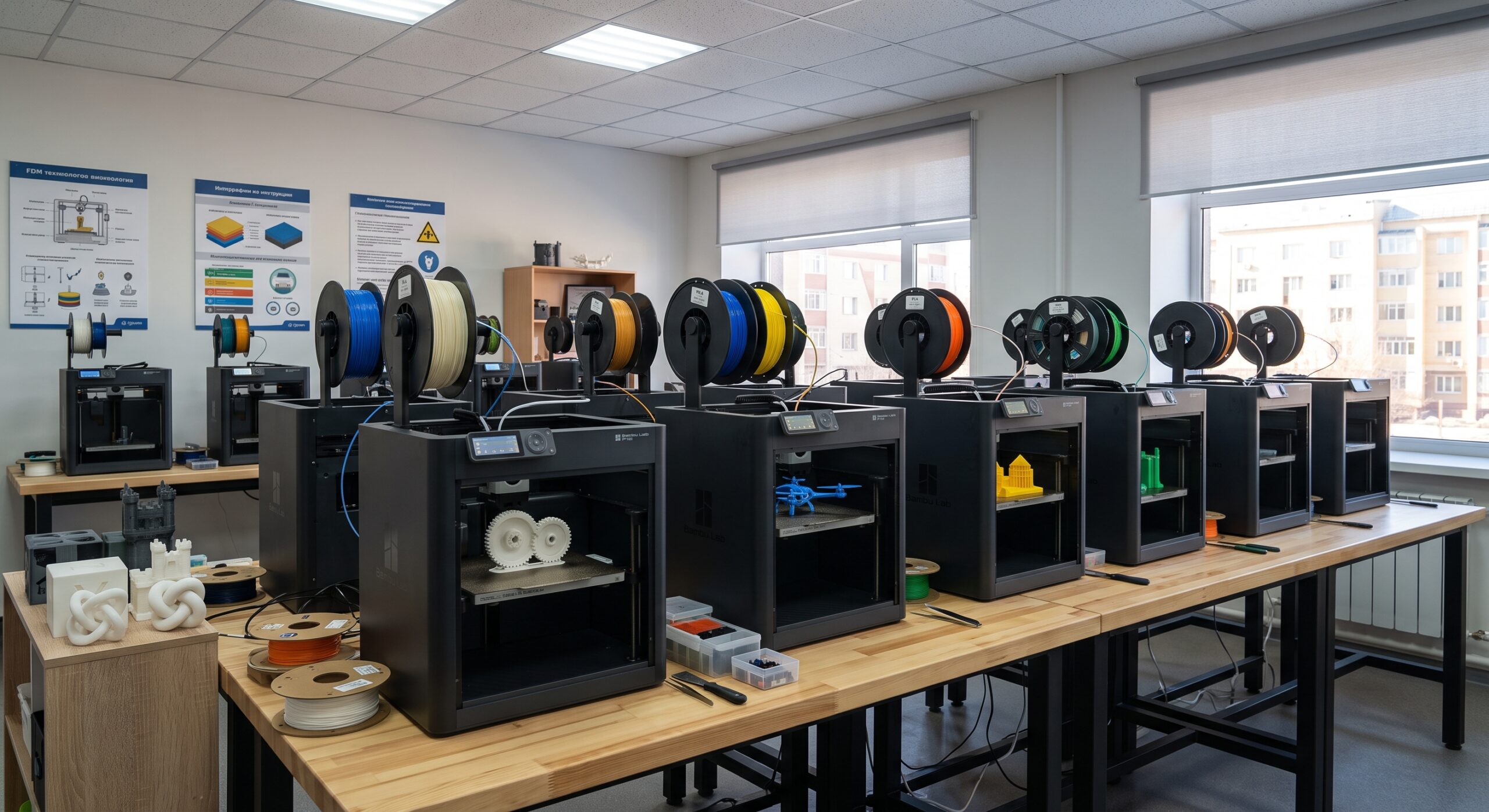Оснащение классов робототехники 3D-принтерами