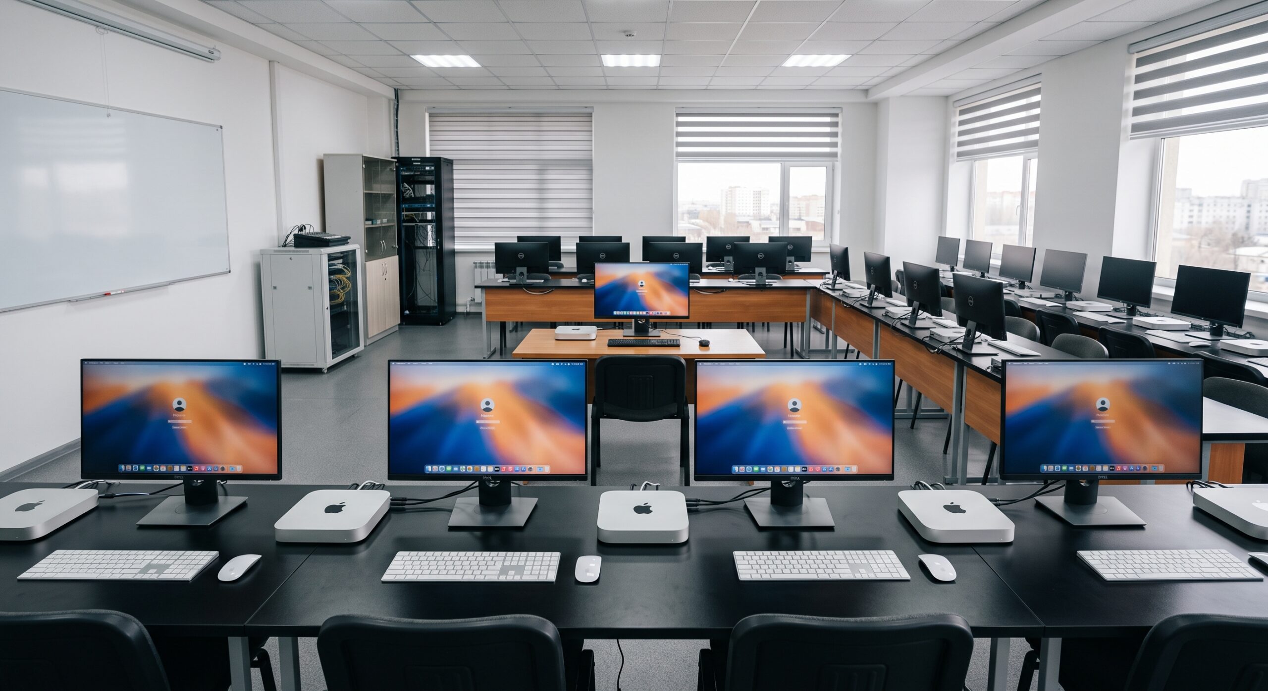 Оснащение компьютерных классов Mac mini