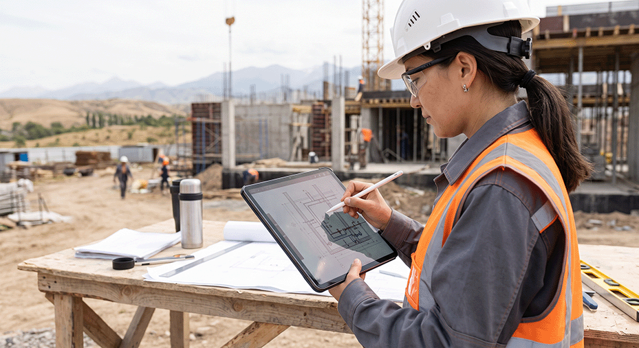 iPad 11 для инженеров на объектах в Есике