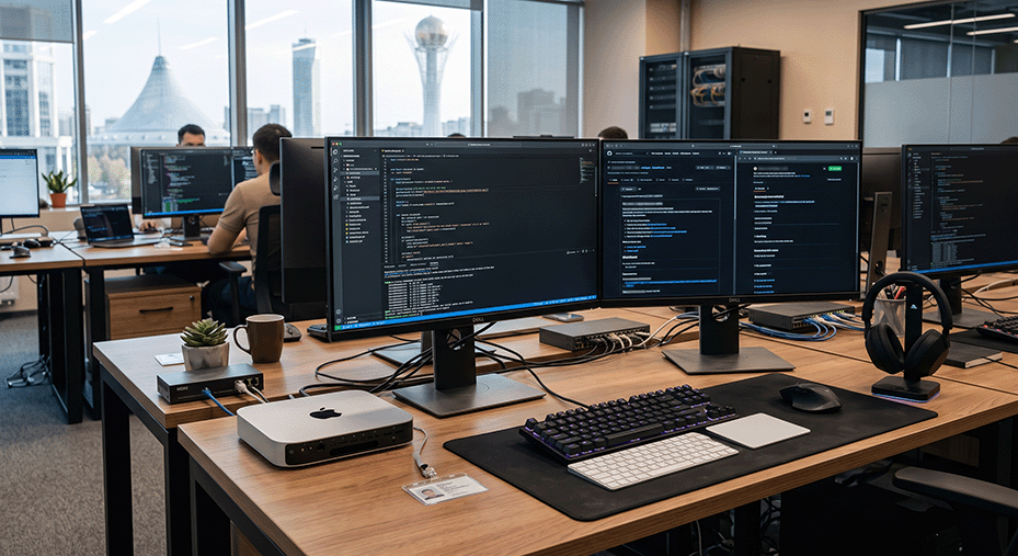 Станции Mac mini M4 Pro для программистов